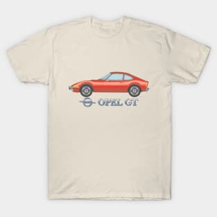 Red Opel GT T-Shirt